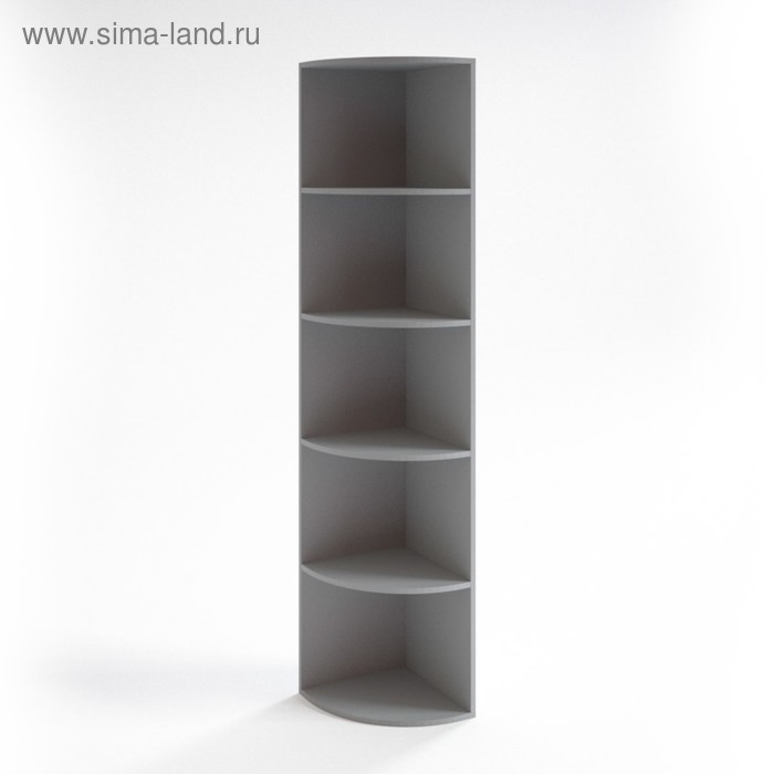 Шкаф угловой низкий НШ-13, 380х380х1153 мм, серый