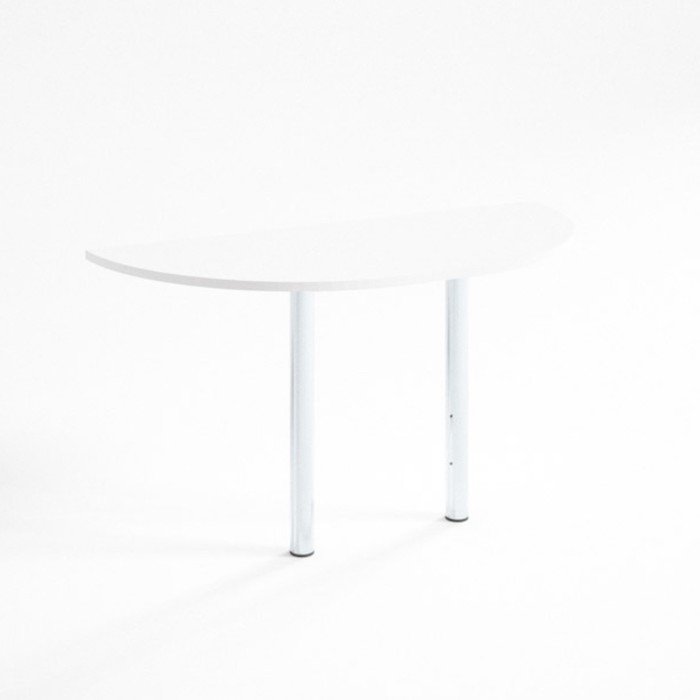 Брифинг-приставка П6.7, 1360х370х750 мм, белый шагр