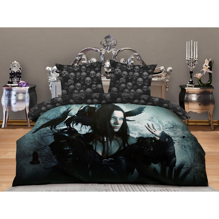 КПБ 2 сп Gothic Style размер 175х210 см, 175х210 см, 70х70 см-2шт. A012