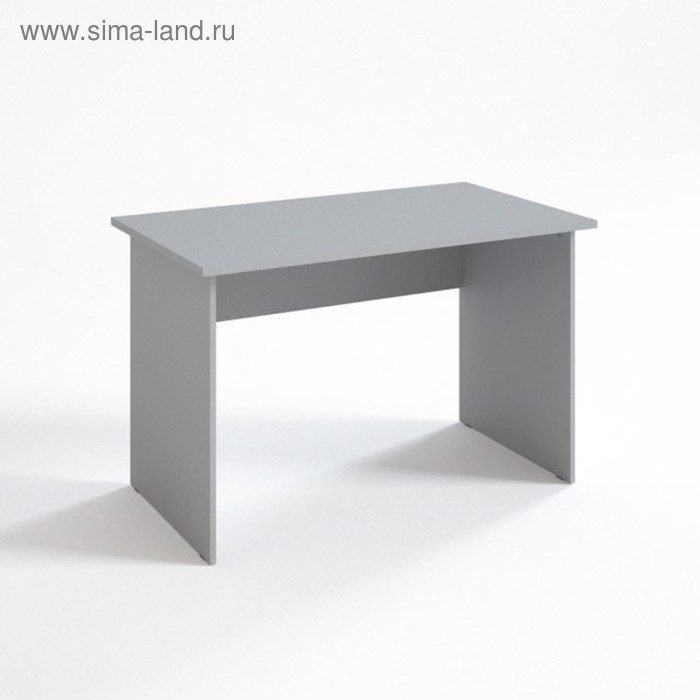 Стол рабочий С14.6, 1400х600х750 мм, серый стол письменный канц 1400х600х750 мм цвет орех пирамидальный ск21 9