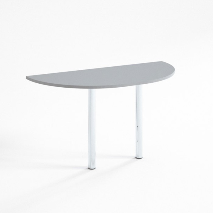 Брифинг-приставка П7.7, 1360х600х750 мм, серый