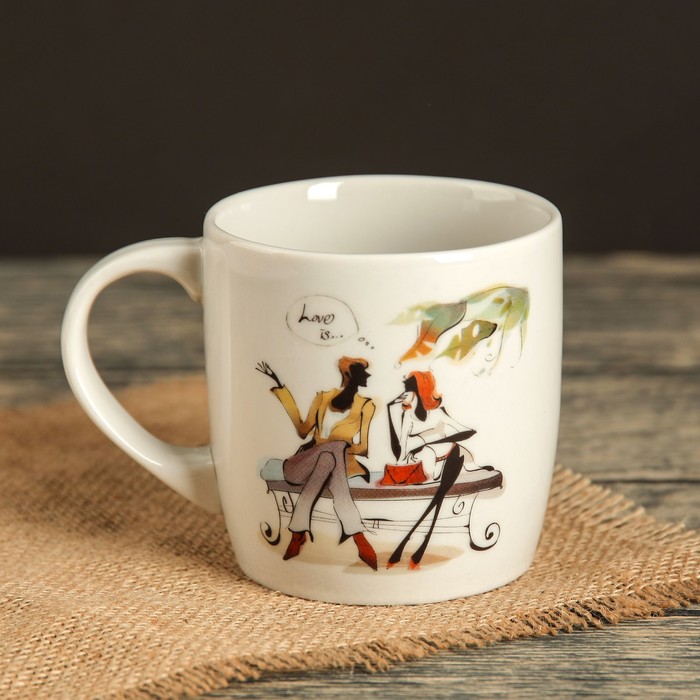 Кружка 350 мл "Формат", модница, деколь