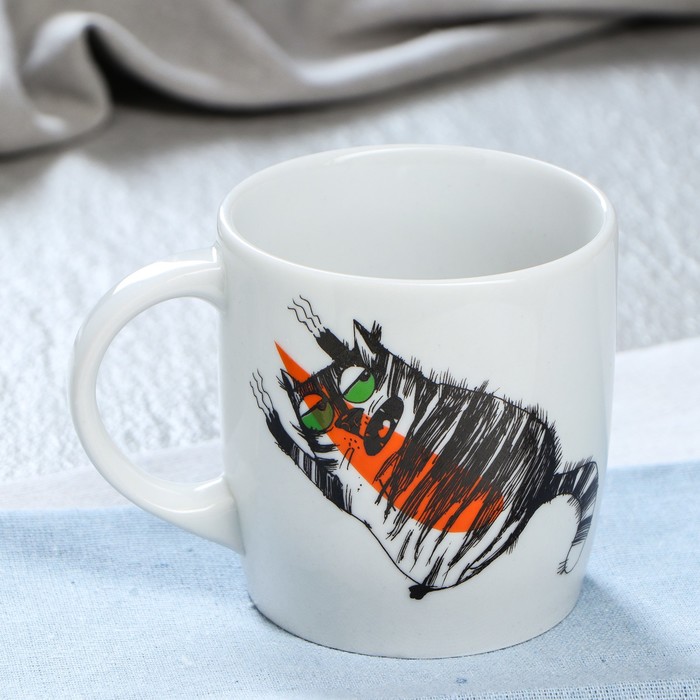 Кружка 350 мл "Формат", коты, деколь, микс
