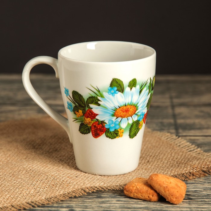 Кружка 350 мл "Бархан", лесная деколь