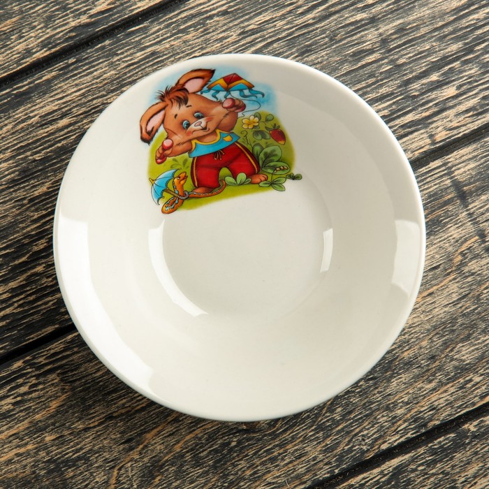 Салатник 250 мл "Донской", алфавит, деколь, микс