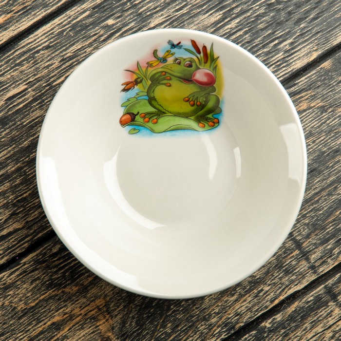 Салатник 250 мл "Донской", алфавит, деколь, микс