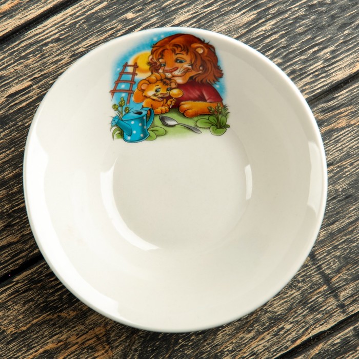 Салатник 250 мл "Донской", алфавит, деколь, микс