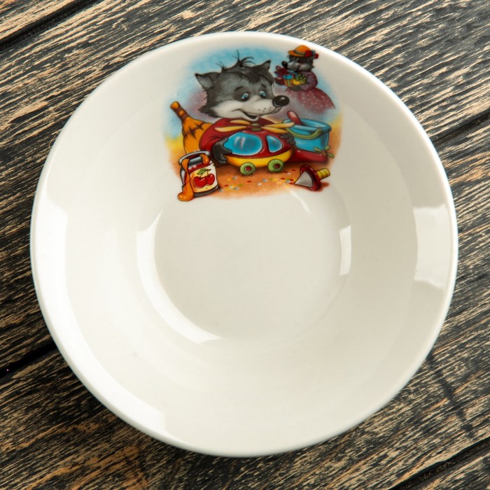 Салатник 250 мл "Донской", алфавит, деколь, микс