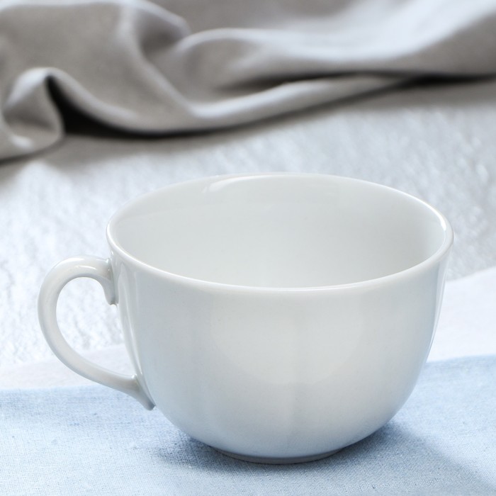 Кружка 400 мл "Ландыш", белая