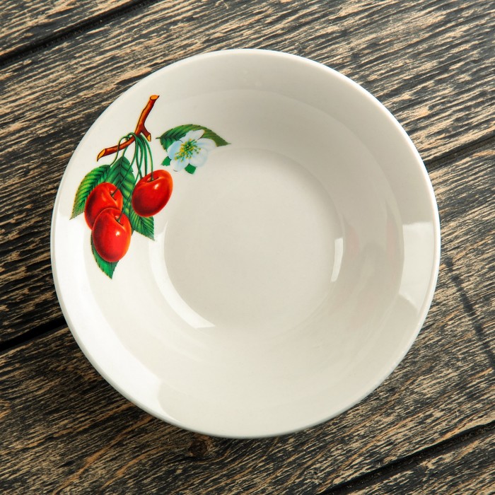 Салатник 250 мл "Донской", вишня, деколь