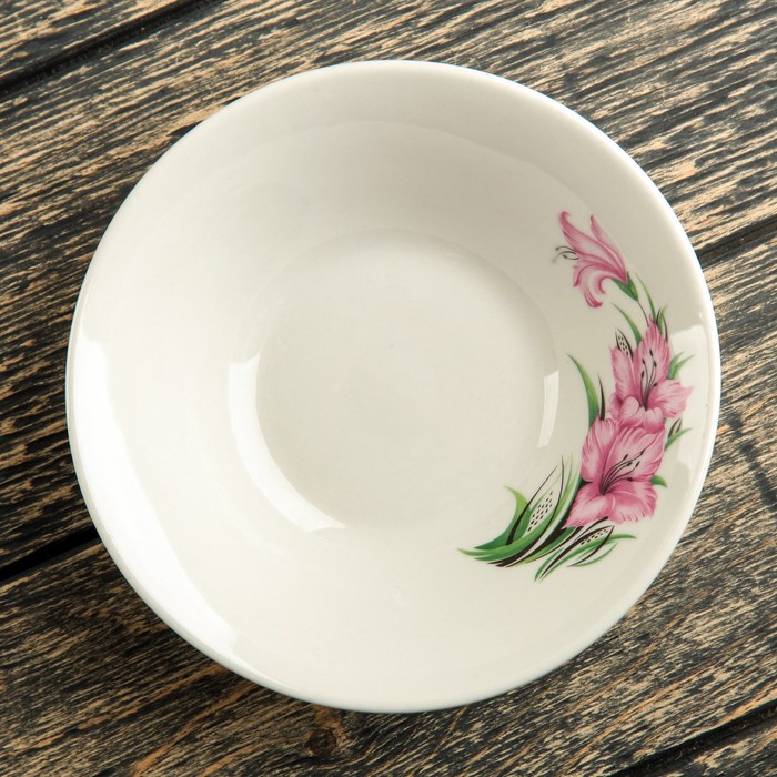 Салатник 250 мл "Донской", гладиолус, деколь