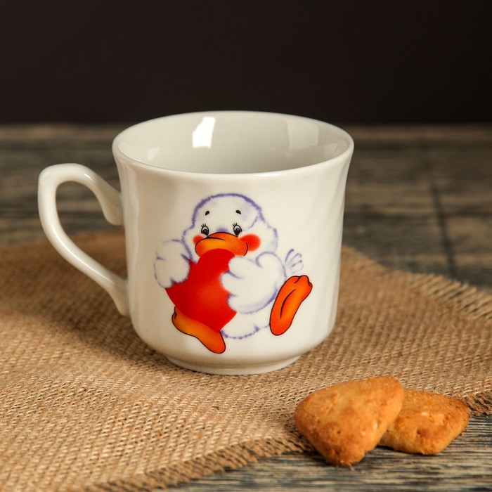 Кружка 220 мл "Забава", утята, деколь