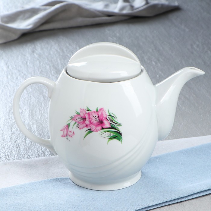 Чайник заварочный 1,7 л "Экспресс", гладиолус, деколь