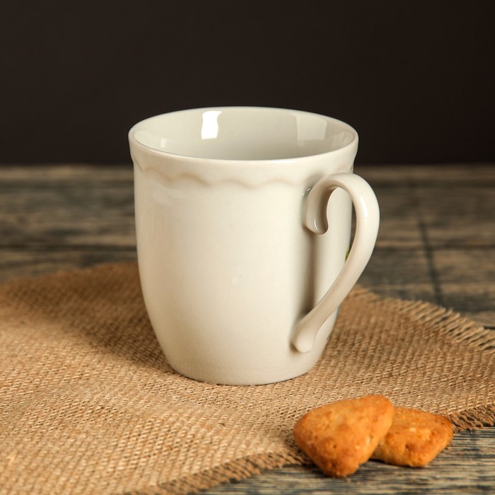 Кружка 250 мл "Корона", алфавит, деколь, микс