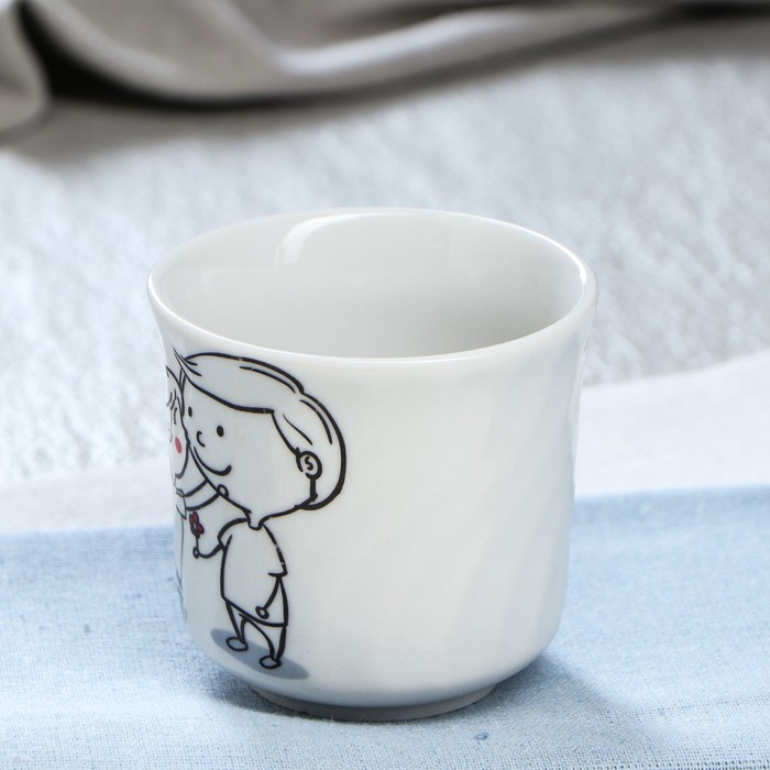 Кружка 220 мл "Забава", любовь-морковь, деколь, микс