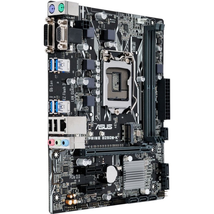 Материнская плата Asus PRIME B250M-K, Soc-1151, Intel B250, 2xDDR4, mATX, Ret