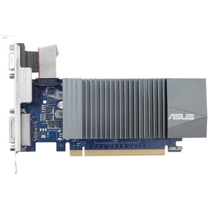 Видеокарта Asus GeForce GT 710 (GT710-SL-1GD5-BRK) 1G, 64bit, GDDR5, 902/5010, Ret