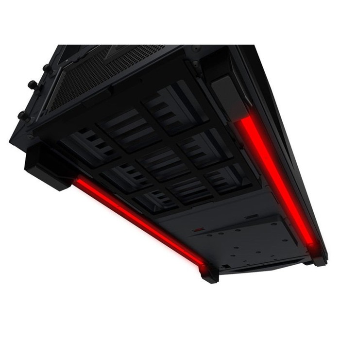 Корпус NZXT Noctis 450, без БП, ATX, черно-красный