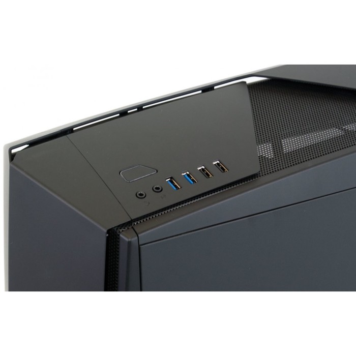 Корпус NZXT Noctis 450, без БП, ATX, черно-красный