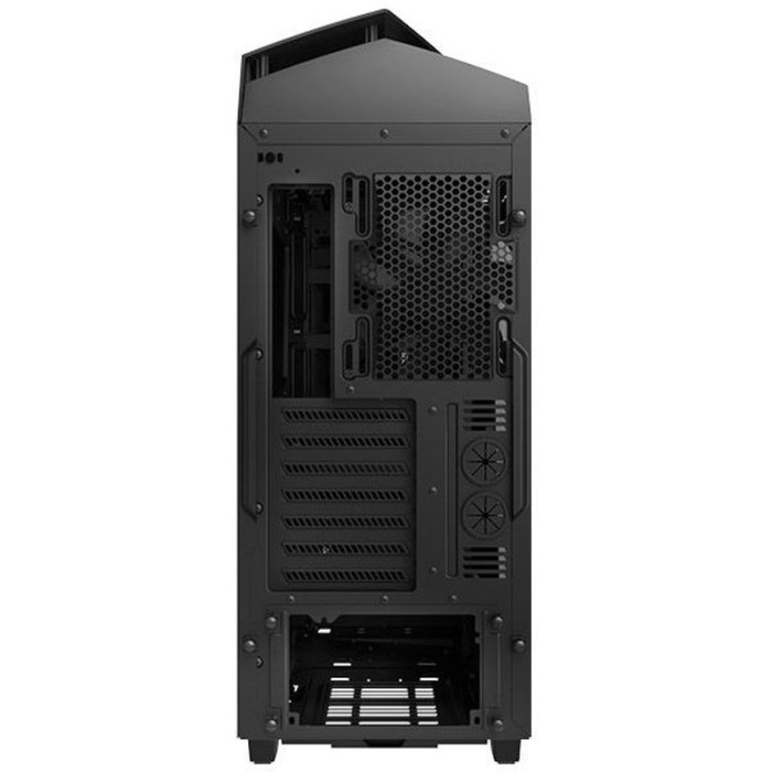 Корпус NZXT Noctis 450, без БП, ATX, черно-красный