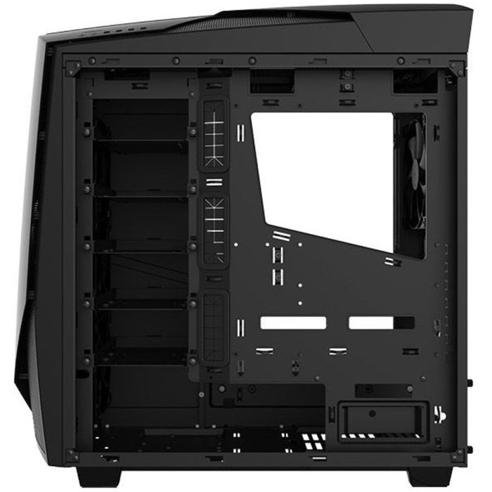 Корпус NZXT Noctis 450, без БП, ATX, черно-красный