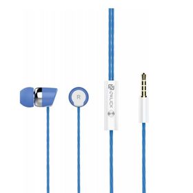 

Наушники с микрофоном Oklick HS-S-230, вкладыши, в ушной раковине, провод 1.2 м, синие