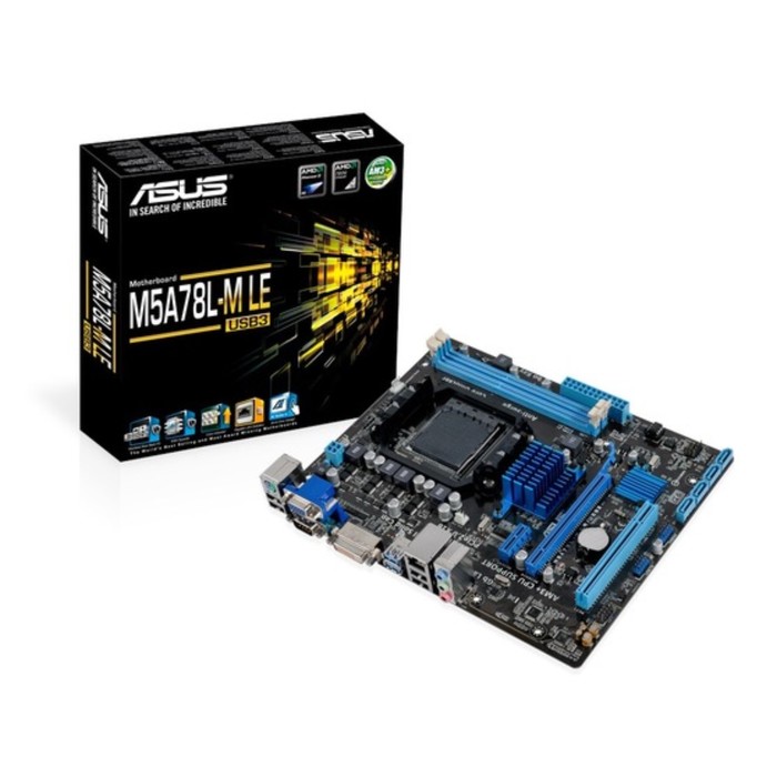 Материнская плата Asus M5A78L-M LE/USB3, Soc-AM3+, AMD 760G, 2xDDR3, mATX, Ret