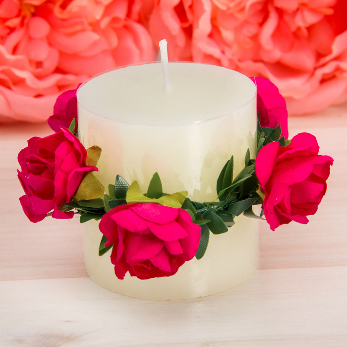 Подарочная свеча "Любимой мамочке", 7 х 7 см