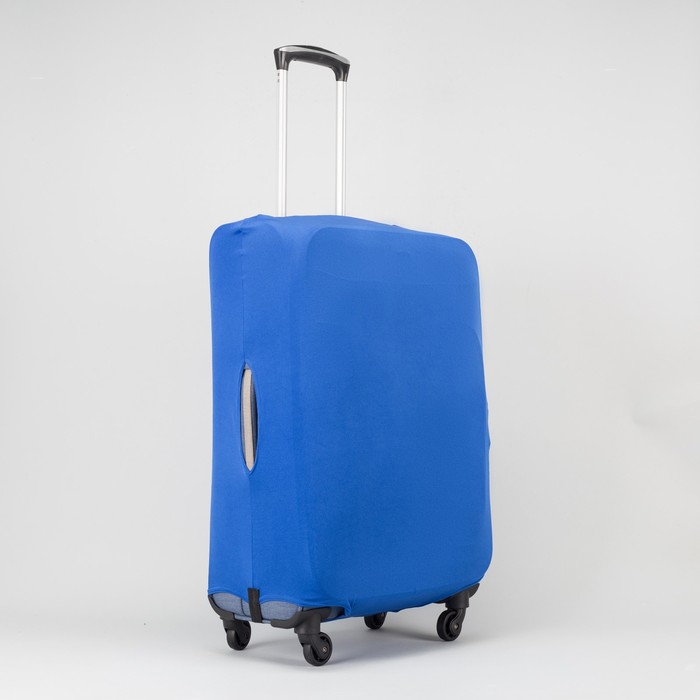 Чехол для чемодана «Одноцвет», 28", цвет синий