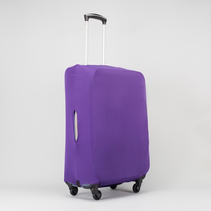 Чехол для чемодана «Одноцвет», 28", цвет фиолетовый