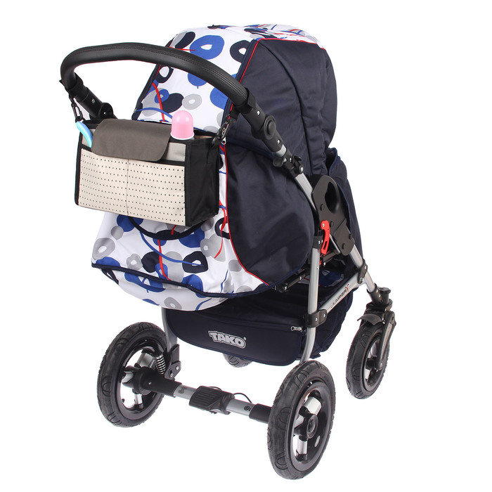 Сумка-органайзер на коляску, цвет коричневый/бежевый