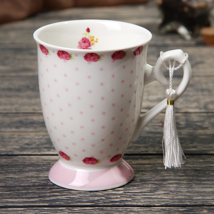Кружка 320 мл "Розочки", подарочная упаковка