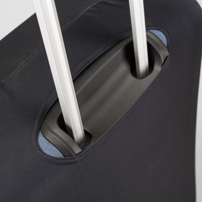 Чехол для чемодана «Одноцвет», 24", цвет чёрный