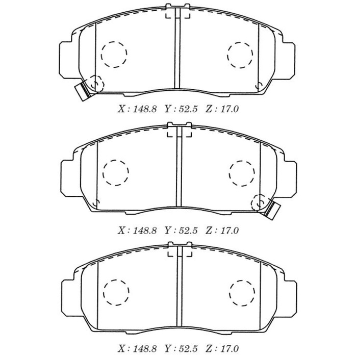 Колодки тормозные Kashiyama D5100M