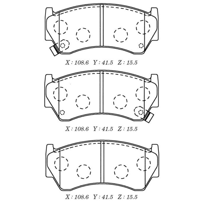 Колодки тормозные Kashiyama D1227M