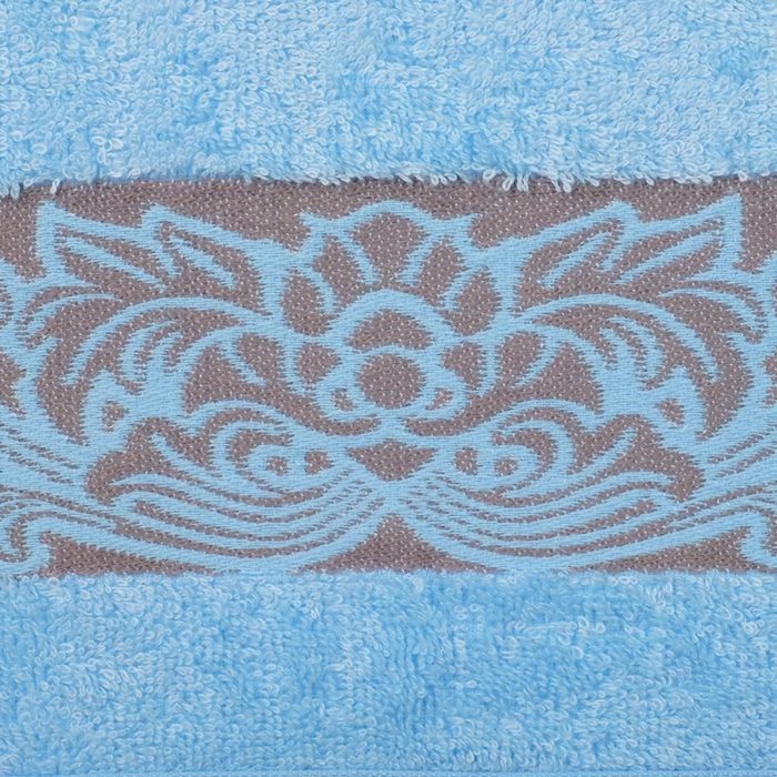 Полотенце подарочное "Этель" Для женщин, голубой 70х140 см бамбук, 450 г/м²