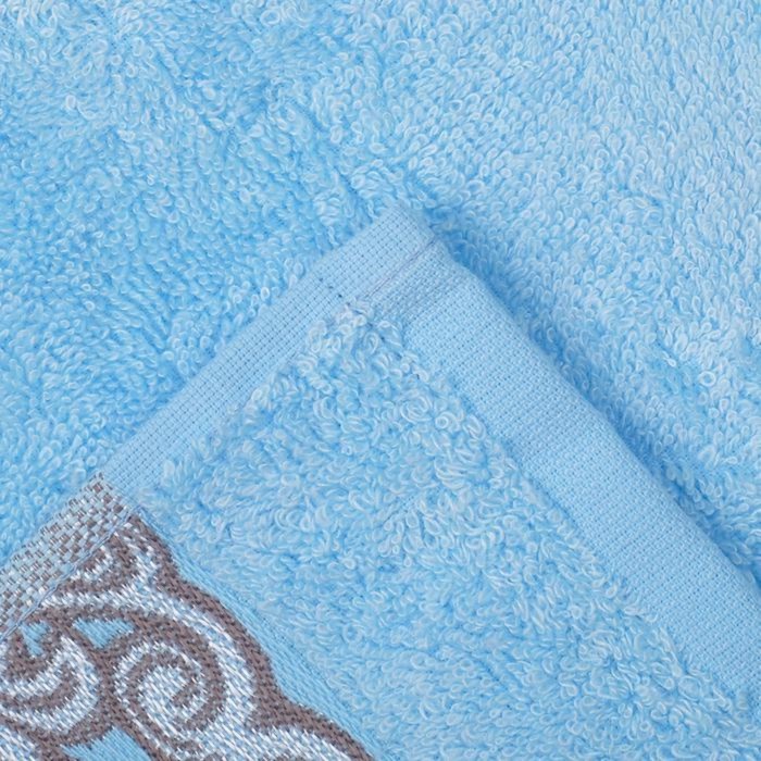 Полотенце подарочное "Этель" Для женщин, голубой 70х140 см бамбук, 450 г/м²