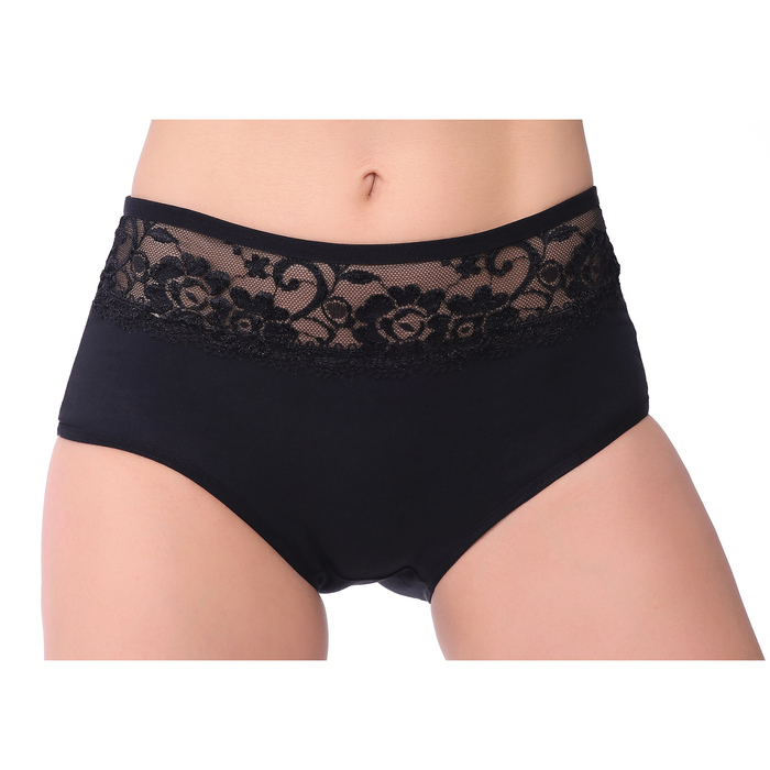 Трусы женские слипы si00272 цвет черный, р-р 56 (4XL)