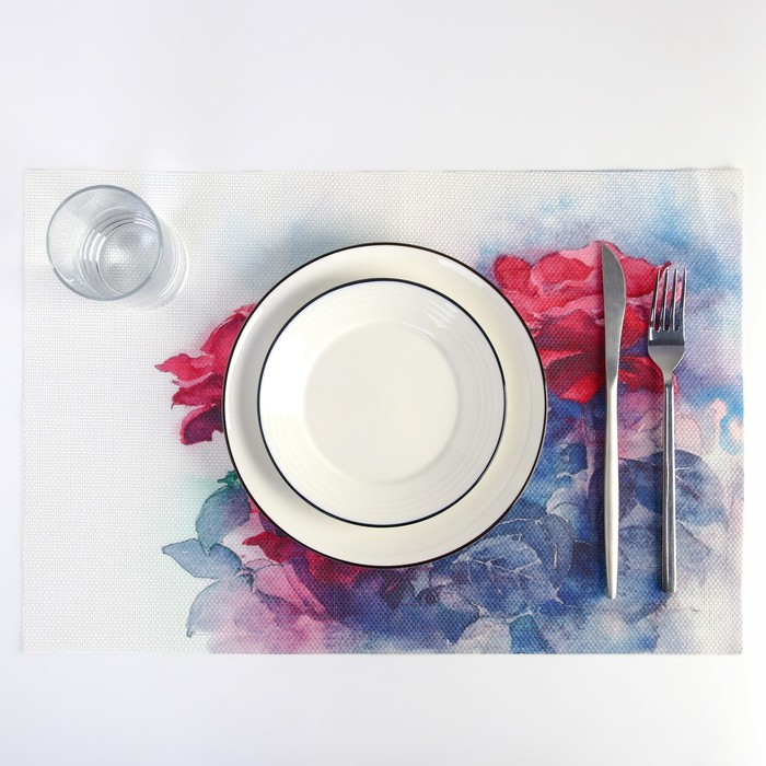 Салфетка кухонная "Пейзажи.Пионы" 45х30 см