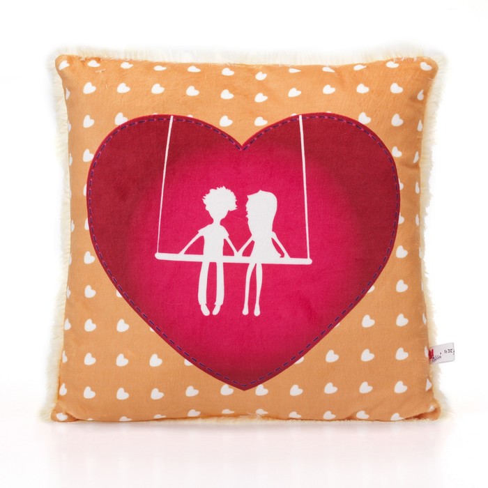 Мягкая игрушка-подушка "Влюбленная пара"