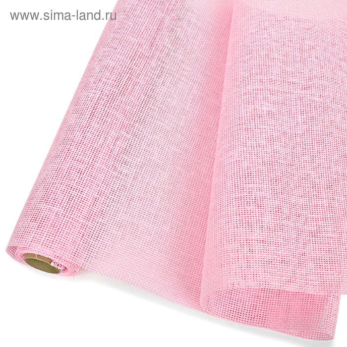 Джут бумажный, светло-розовый, 0,5 х 4 м