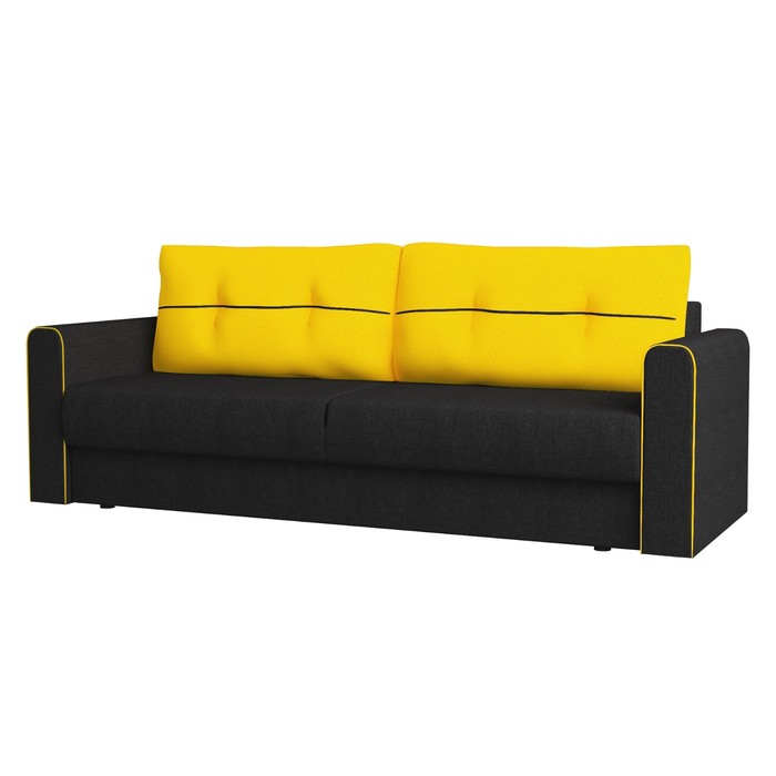 Диван «Амур № 7», ткань «джой графит», жаккард «мира»