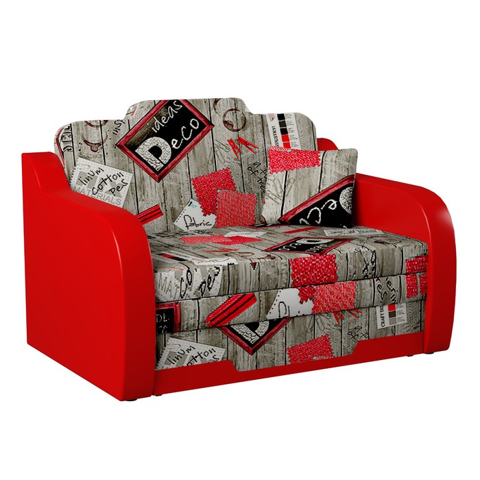 Диван детский «Джонни-2 № 9», обивка «кантри»/«остин рэд»