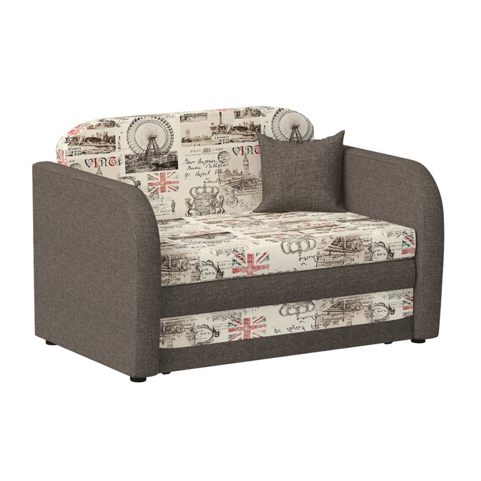 Диван детский «Крош № 9», обивка «фьюжен челси»/«балтик латте»