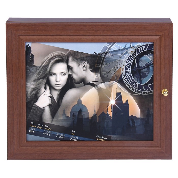 Ключница "Марс и Венера", орех