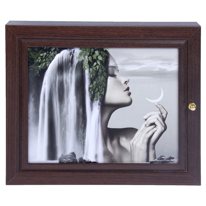 Ключница "Лунный водопад", венге, МИКС