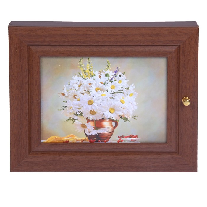 Ключница "Ромашки", орех