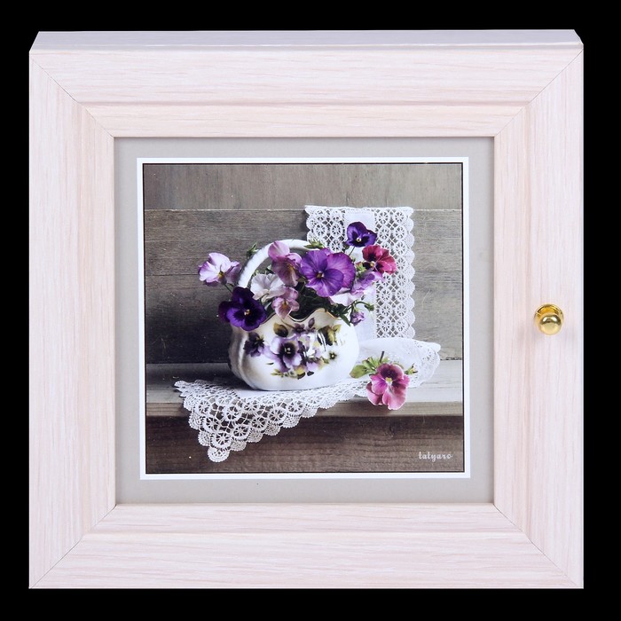 Ключница "Корзинка с цветами"