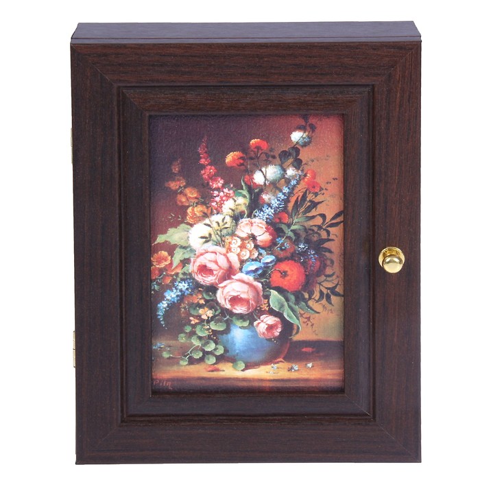 Ключница "Роскошный букет", венге