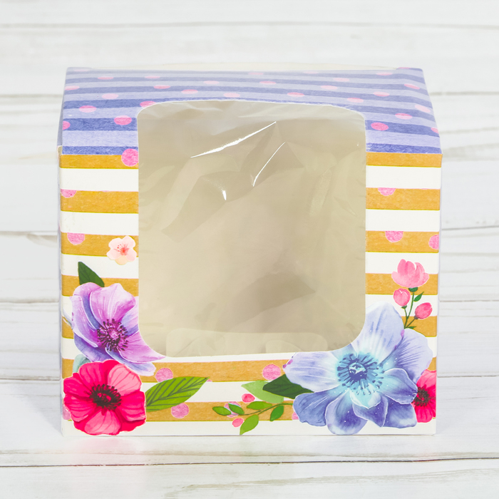 Коробочка для капкейка «Сладкий момент», 10 х 8 х 7 см